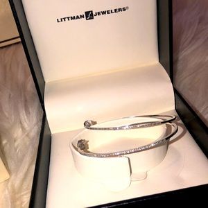 Littman diamond hoop earrings. 1/3 ct. tw.
